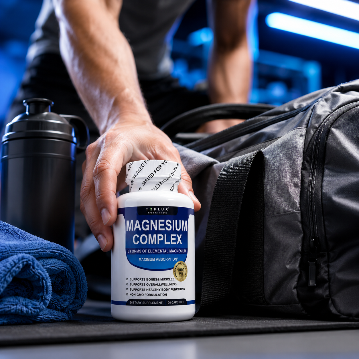 Rivierly Magnesium Complex 1000 mg | 6 Formas de Magnesio – 90 Cápsulas